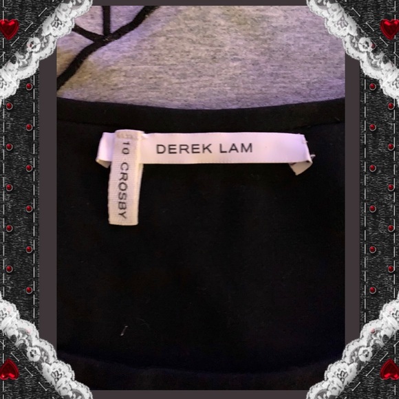 Derek Lam 10 Crosby Gray Ponte Fit & Flare Dress - Picture 8 of 8